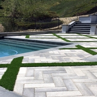 Artificial Grass Oak Park, California Garden Ideas, Backyard Designs