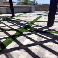 Artificial Turf Thousand Oaks, California Rooftop, Pavers