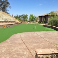 Fake Grass McFarland, California Backyard Putting Green, Backyard Design