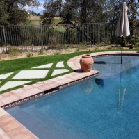 Installing Artificial Grass Laguna Hills, California Paver Patio, Backyard