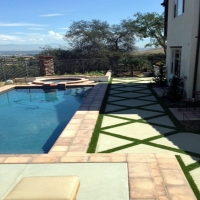 Installing Artificial Grass Laguna Hills, California Paver Patio, Backyard