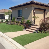 Installing Artificial Grass Yorba Linda, California Lawns, Front Yard Landscaping