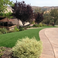 Turf Grass Desert View Highlands, California Backyard Deck Ideas, Front Yard