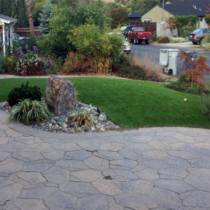 Artificial Grass Installation Goshen, California Landscape Photos, Small Front Yard Landscaping