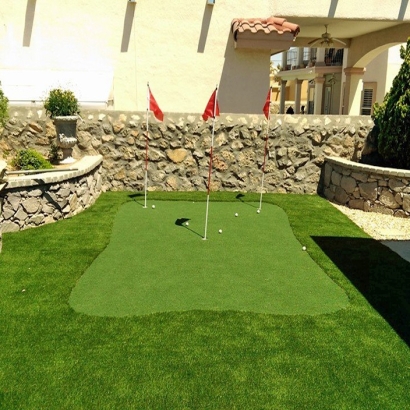 Fake Turf Pine Mountain Club, California Office Putting Green, Backyard Designs