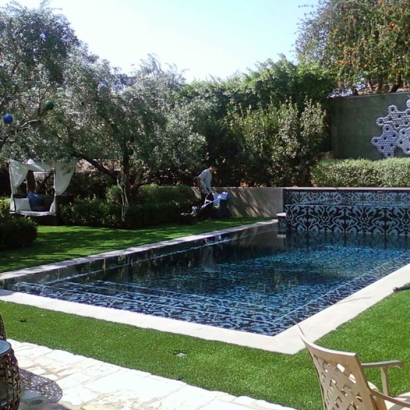 Synthetic Turf Mountain Mesa, California City Landscape, Backyard Pool