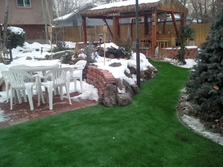 Artificial Grass Installation Willowbrook, California Roof Top, Backyard Landscape Ideas