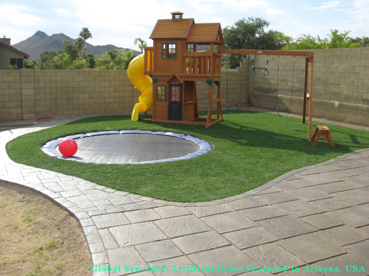 Artificial Lawn Cudahy, California Upper Playground, Backyard