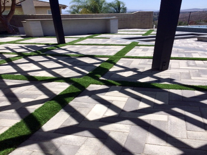 Artificial Turf Thousand Oaks, California Rooftop, Pavers