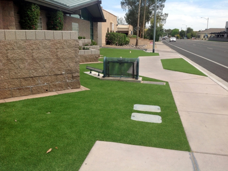 Fake Grass Mecca, California Landscape Design, Front Yard Landscape Ideas