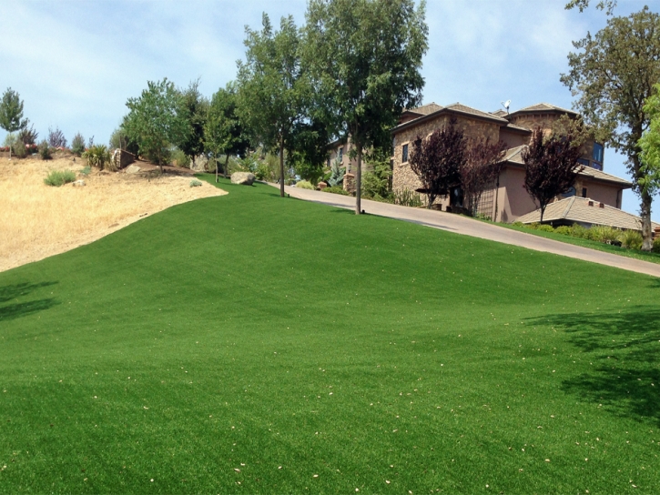 Fake Grass Upland, California Landscaping, Small Front Yard Landscaping