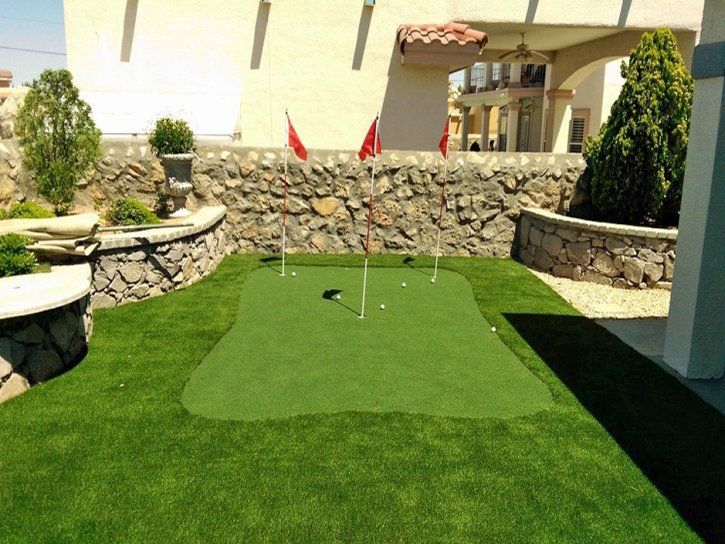 Fake Turf Pine Mountain Club, California Office Putting Green, Backyard Designs