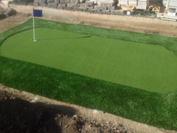 Grass Carpet Idlewild, California Home Putting Green, Backyard Design