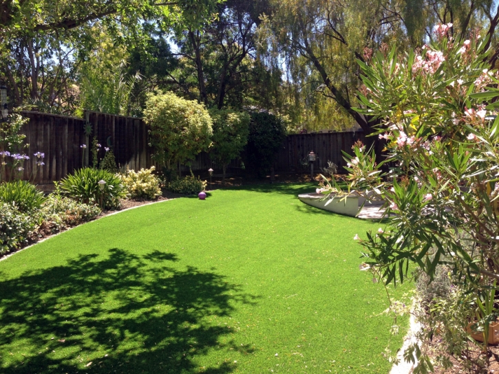 Green Lawn Hawaiian Gardens, California Backyard Deck Ideas, Backyard Makeover