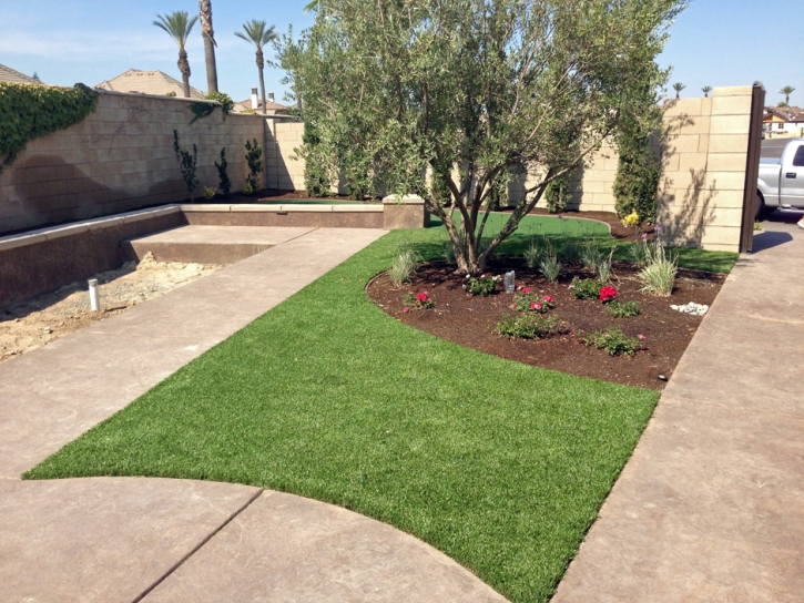 Green Lawn Stanton, California Rooftop, Small Front Yard Landscaping