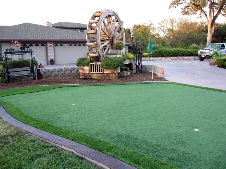 Plastic Grass Escondido, California Putting Green Grass, Front Yard Landscaping Ideas