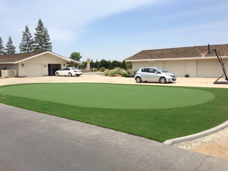 Synthetic Turf San Joaquin Hills, California Home Putting Green, Front Yard Ideas