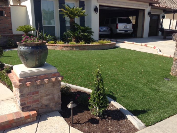 Synthetic Turf Supplier Poso Park, California Paver Patio, Front Yard Ideas